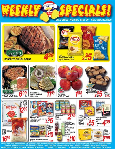 Hawaii supermarket weekly ads - Hot Coupons Landing | Times Supermarket Prices for this Coupons Ad is good from October 9,2020 to October 11,2020. Download this Weekend Coupon to Print (1.64 MB)